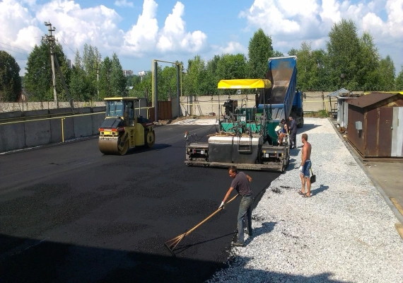 Устройство автодорог в Икше и Дмитровском районе